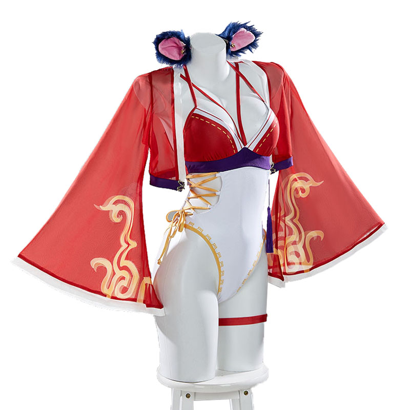 League of Legends Ahri Swimsui - Anime Cosplay Jumpsuit review and price