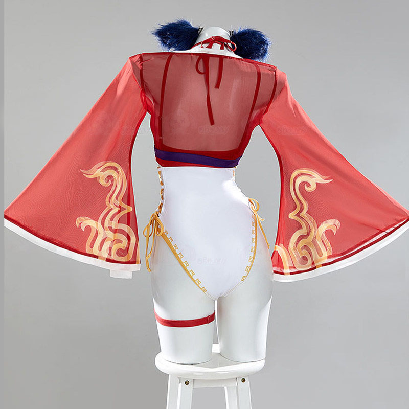 League of Legends Ahri Swimsui - Anime Cosplay Jumpsuit review and price