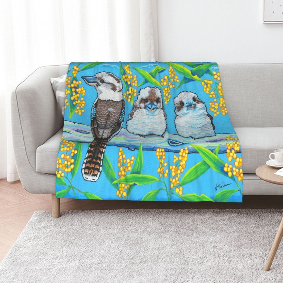 Kindred Kookaburras Throw Blan - Anime Cosplay Idea review and price