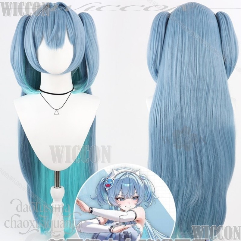 GODDESSS Game VICTORYSS Cospla - Anime Cosplay Blue Hair review and price