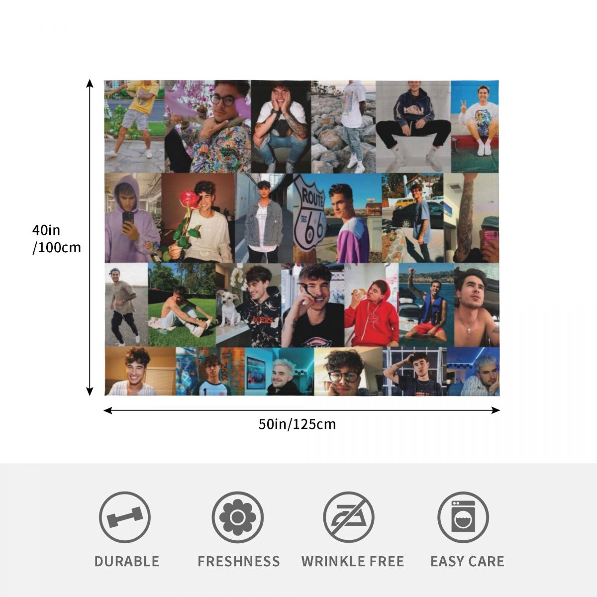 Kian Lawley Throw Blanket Summ - Anime Cosplay Idea review and price